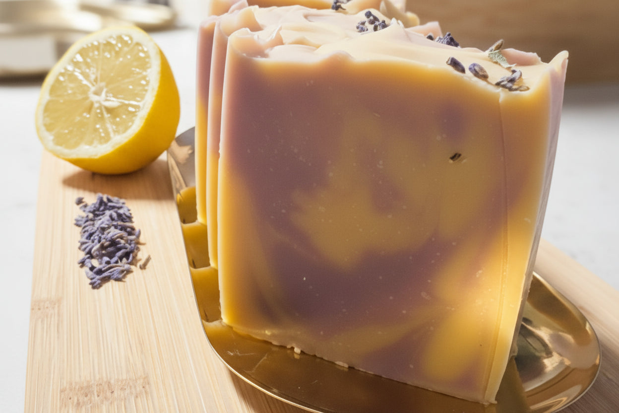 Sparkling Lavender Lemonade Artisan Soap