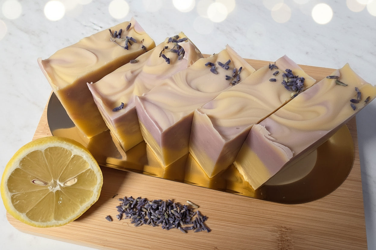 Sparkling Lavender Lemonade Artisan Soap